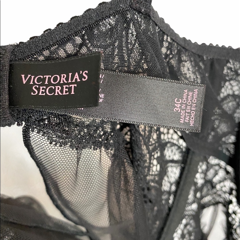 Victoria’s Secret Babydoll Top Lingerie Goth Y2K Whimsygoth Size 34C - Picture 8 of 8